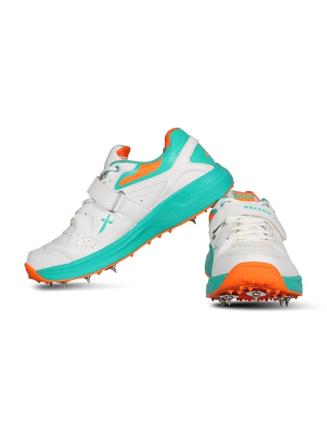 Vector X CKT- 200 Full Metal Spikes Cricket Shoes for Men - UK 7 - Image 1